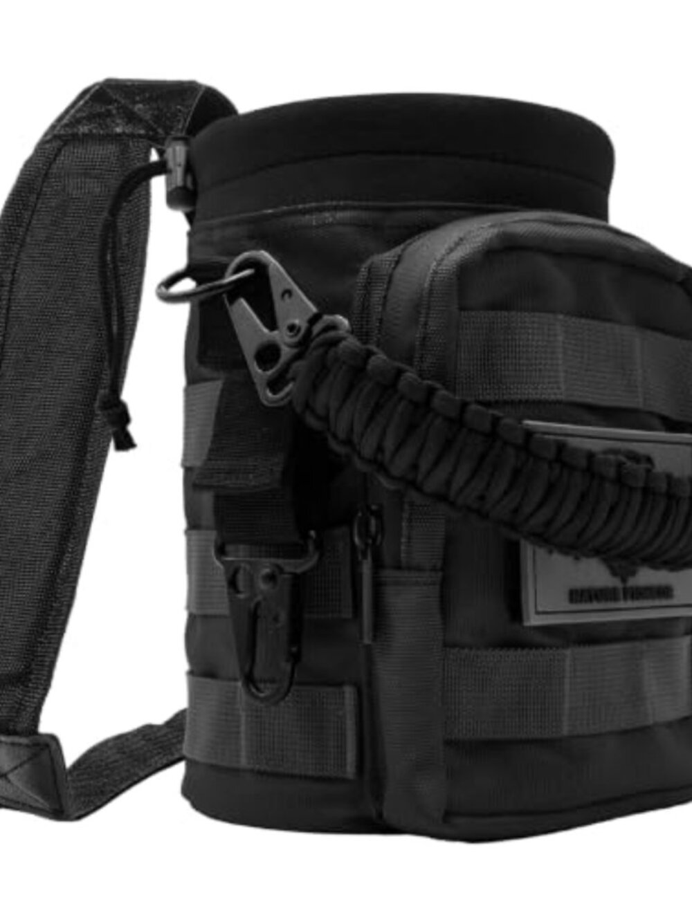 Tactical Water Bottle Pouch Molle Holder Adjustable Shoulder Strap Crossbody Bag